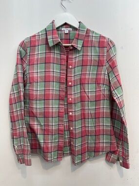 James Perse Flannel Button Down Shirt